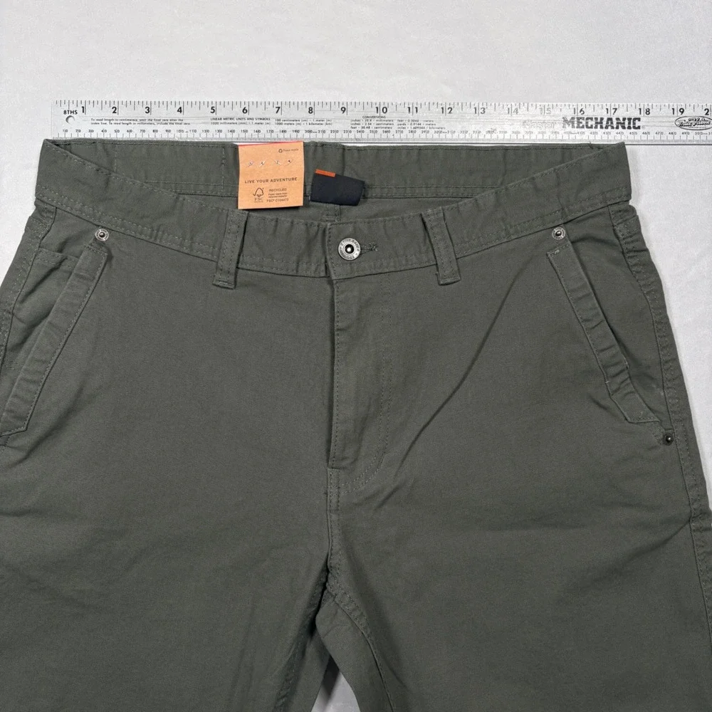 Eddie Bauer Pants Mens 34x32 Canvas Utility Pant Green Specialty Dyed